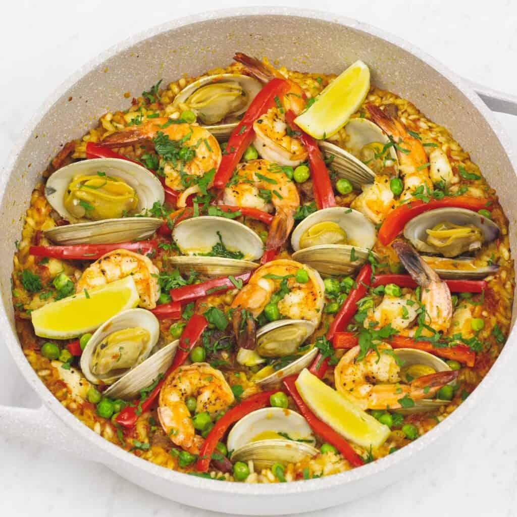 Easy Paella Recipe Recipes by Nora