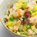 Yang Chow Fried Rice in a bowl.