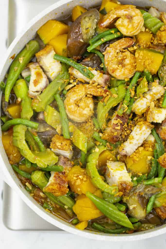 Pinakbet With Crispy Pork Belly Recipes By Nora