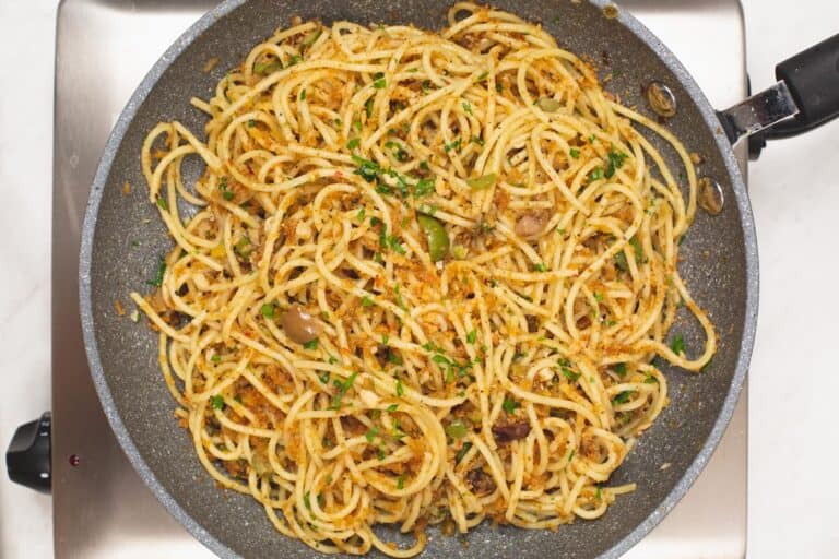 Anchovy Pasta with Breadcrumbs Recipes by Nora