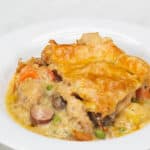 Chicken Pastel on a plate.