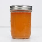 Shrimp Stock in a jar.