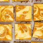 Mango cheesecake bars.