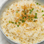 Garlic Fried Rice in a bowl.