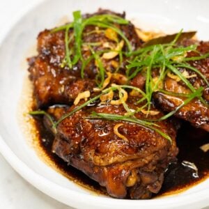 Chicken Adobo in a bowl.