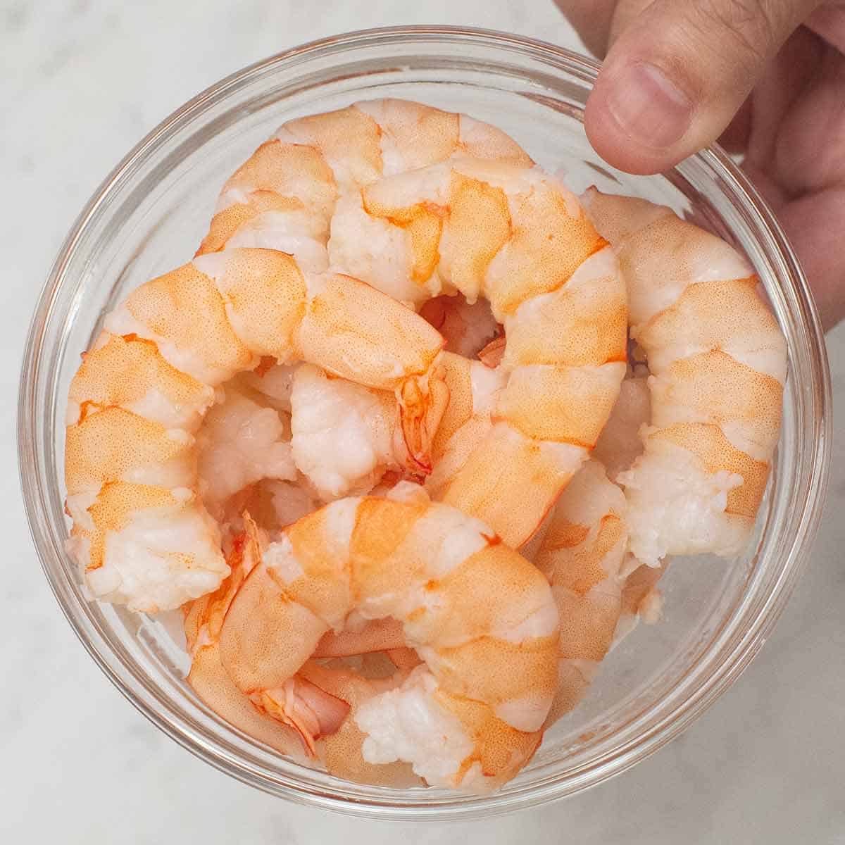 cooked shrimp