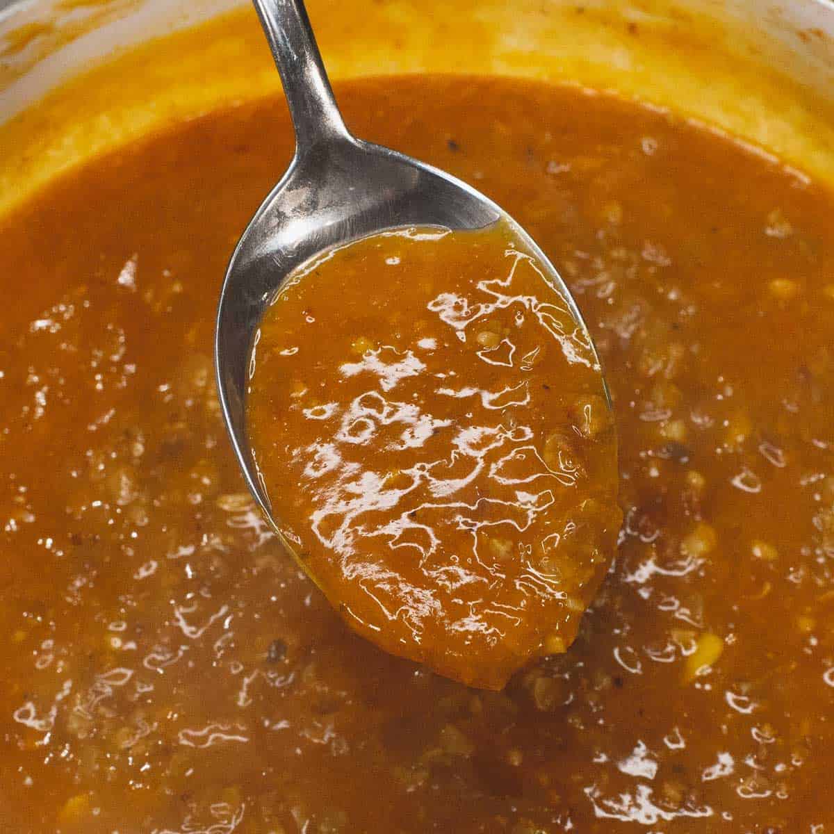 thickened sauce