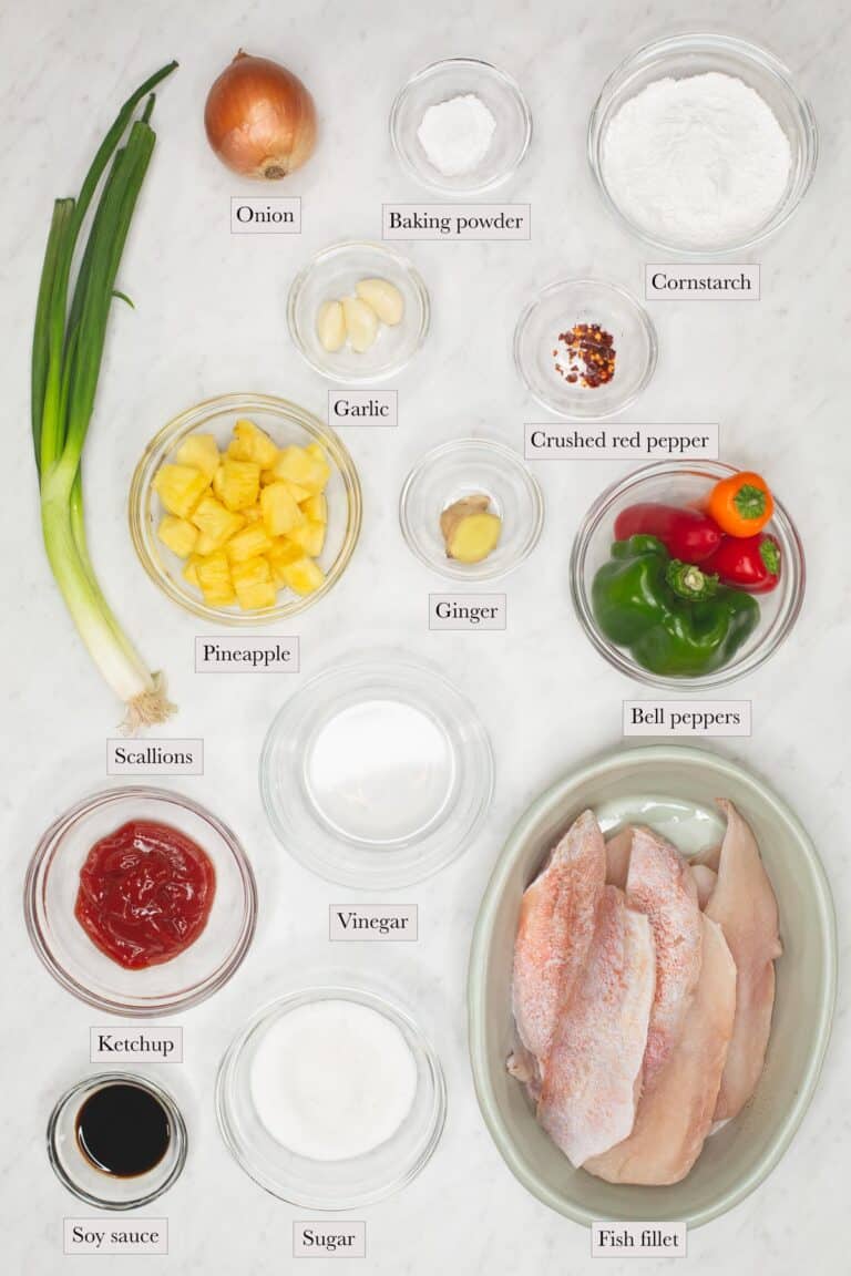 Simple Fish Ingredients Sweet and Sour Fish Recipe