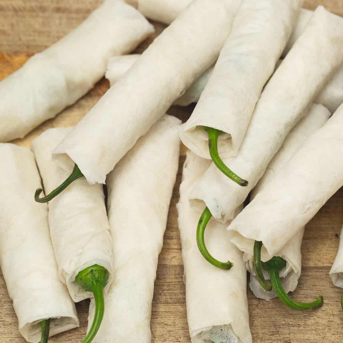 rolled dynamite lumpia.
