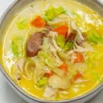 Sopas in a bowl.