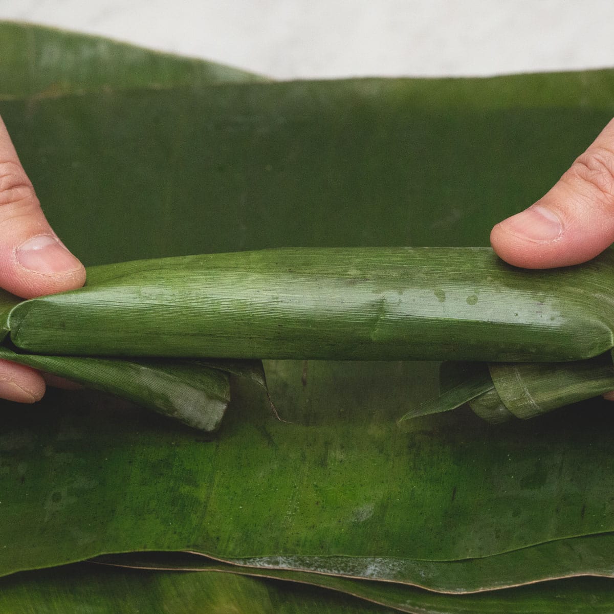 wrapped cassava suman