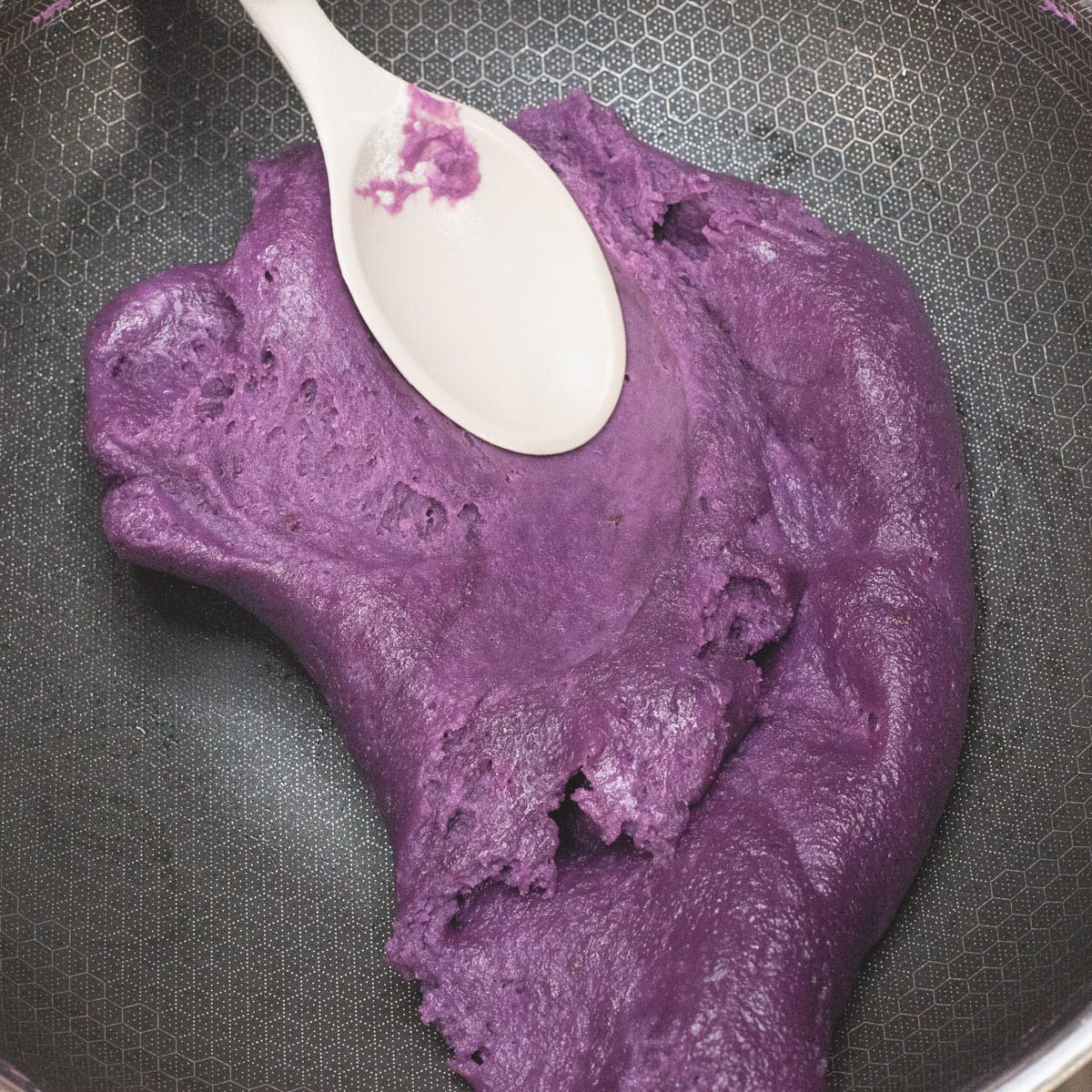 folding dough until thick