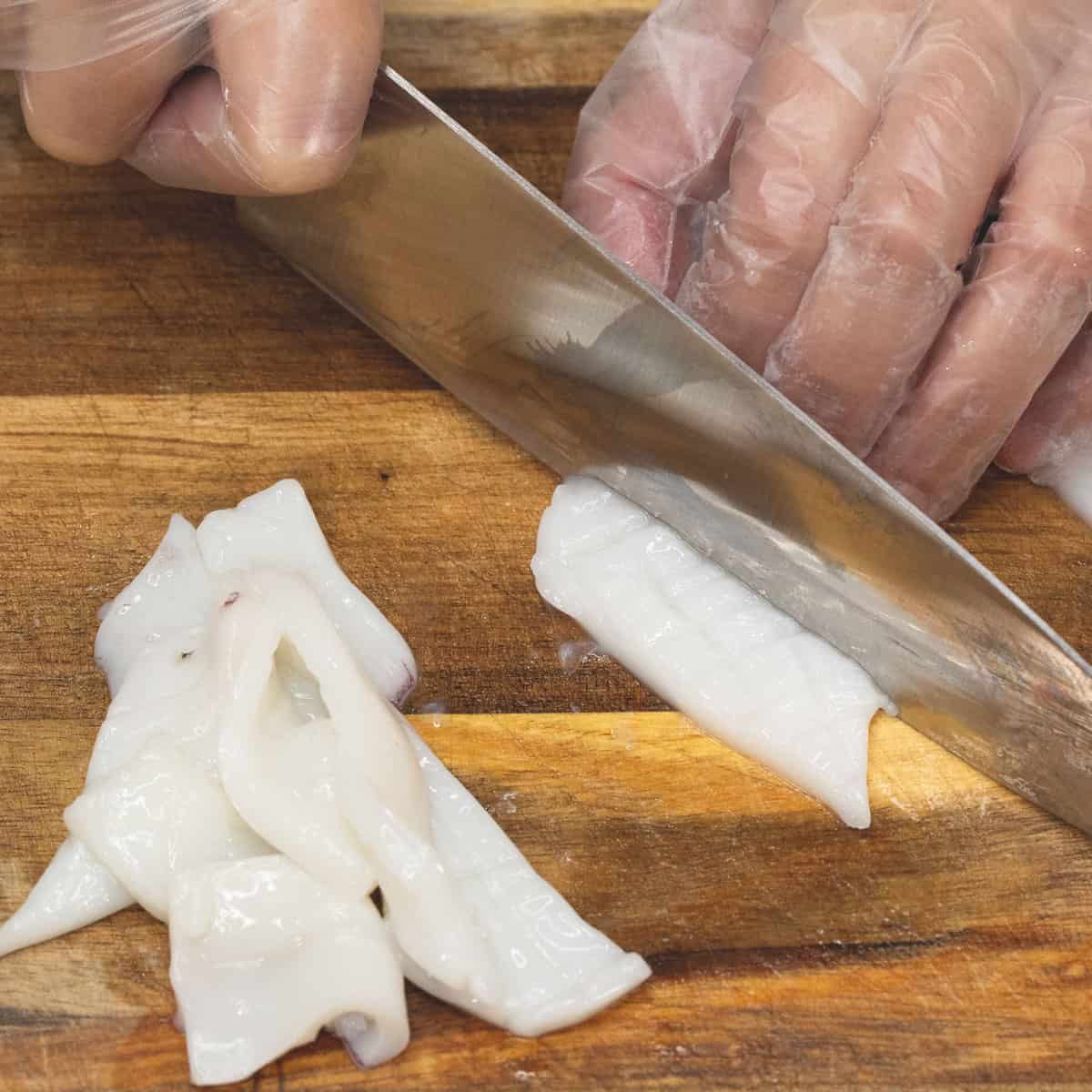 slicing in a criss-cross pattern