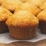 Cheese Cupcake with cheese crust.