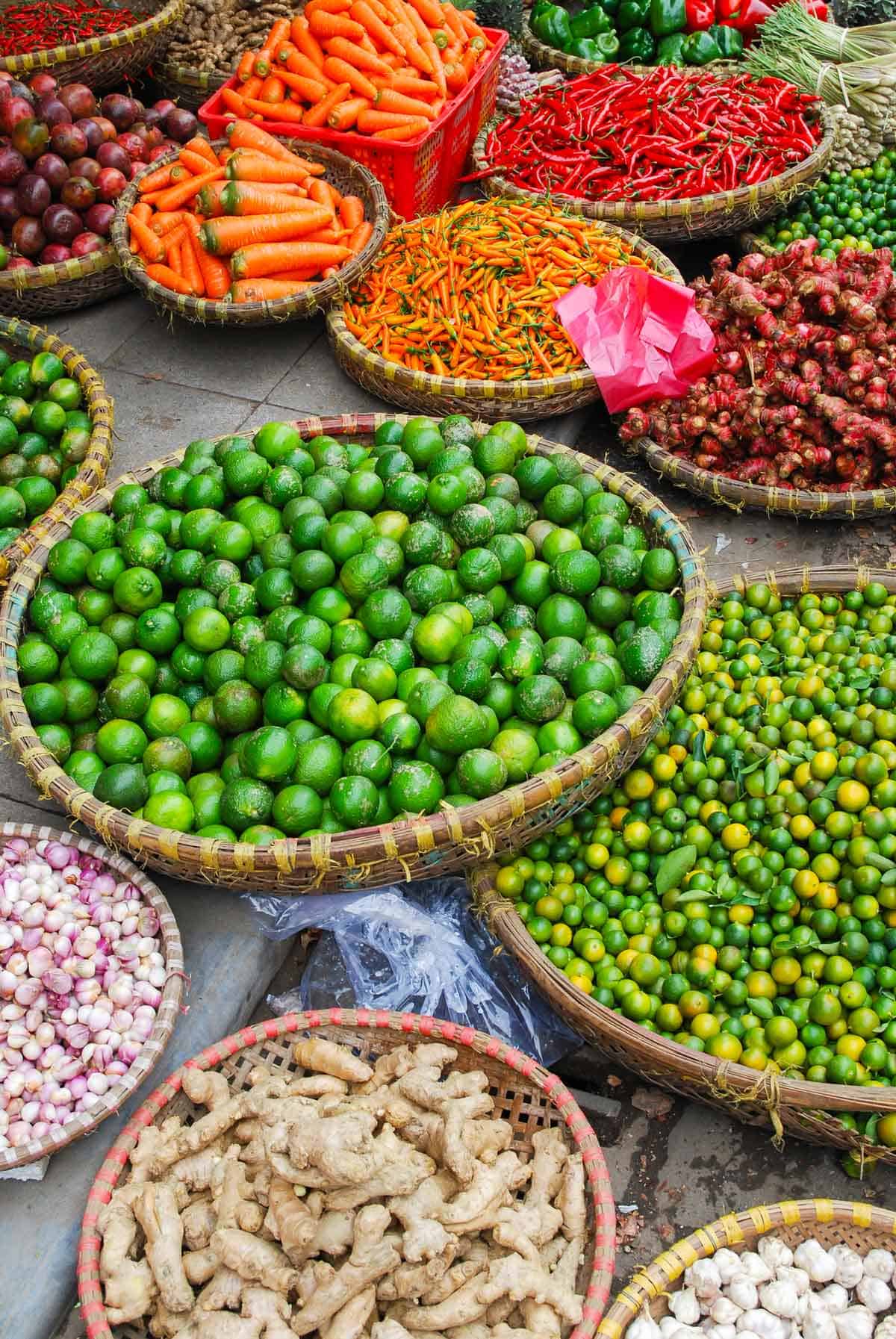 Calamansi in the market