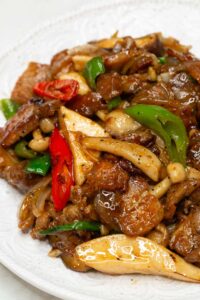 Pork and Mushroom Stir Fry Recipe - Recipes by Nora