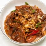 adobong pusit sa gata in a bowl