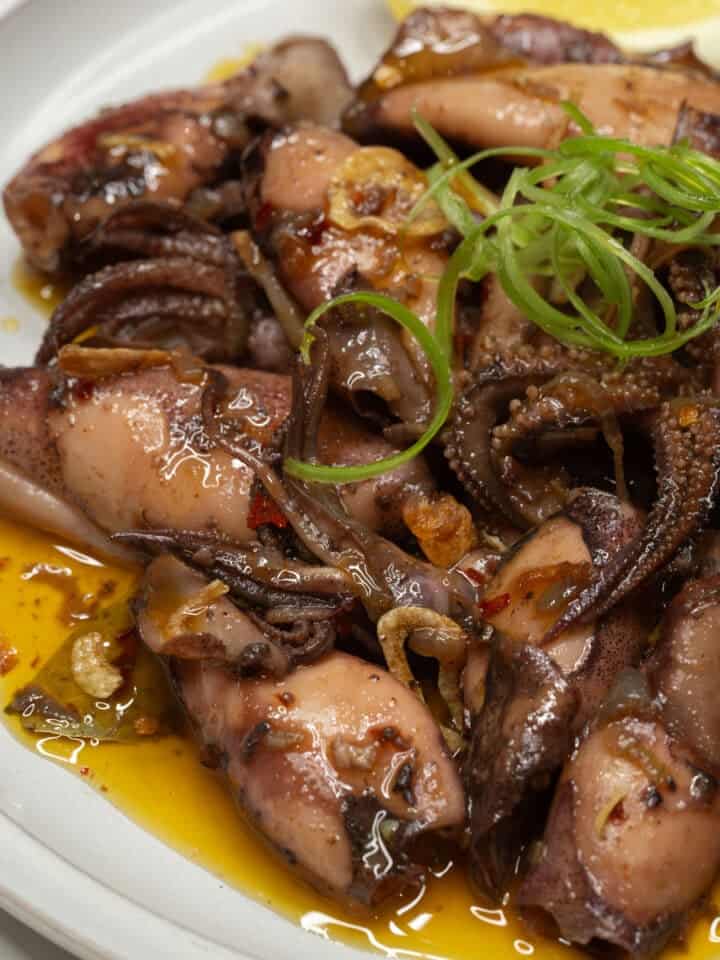 Filipino Squid in Garlic and Olive Oil featured image