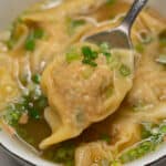 Pancit Molo in a bowl