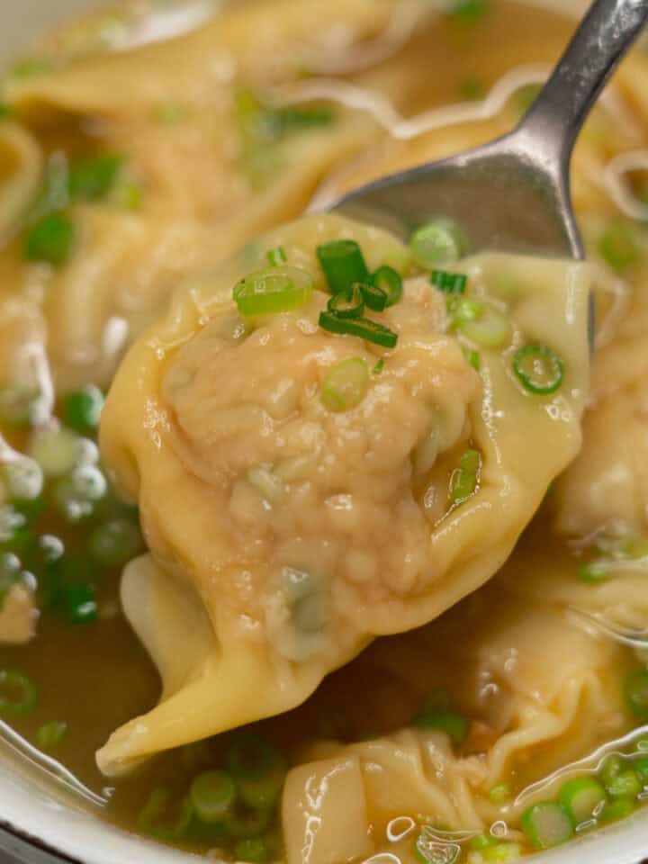 Pancit Molo in a bowl