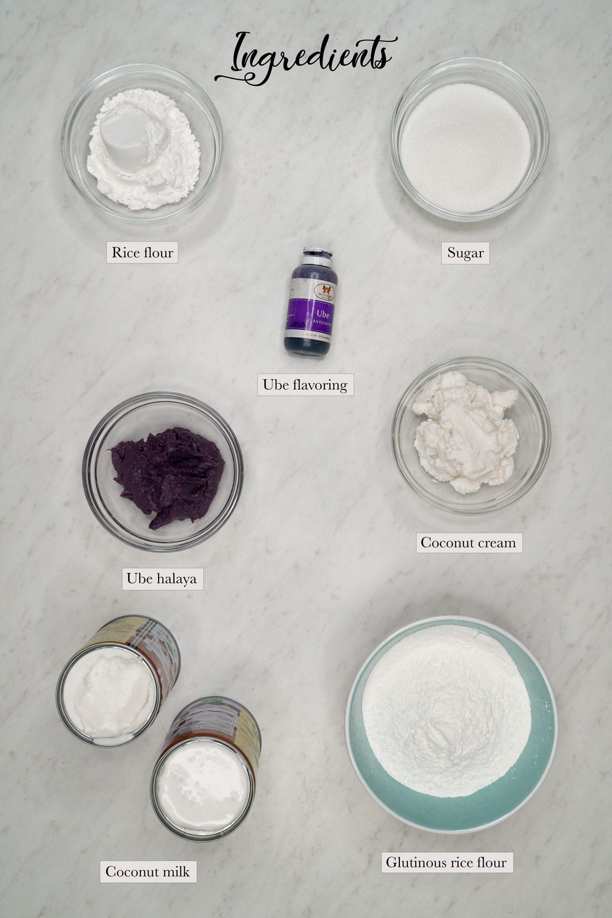 Individual ingredients for inutak