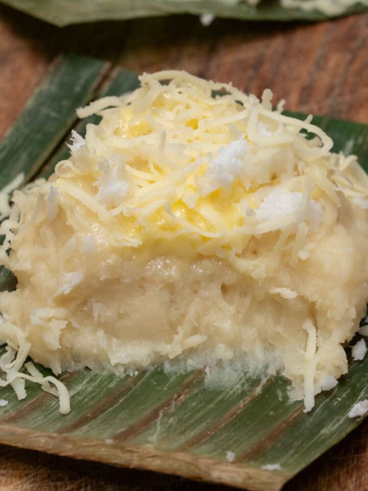 Nilupak na Kamoteng Kahoy (Filipino Mashed Cassava Recipe) featured image
