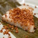 Kalamay Lansong Recipe (Steamed Sticky Rice Cake) featured image