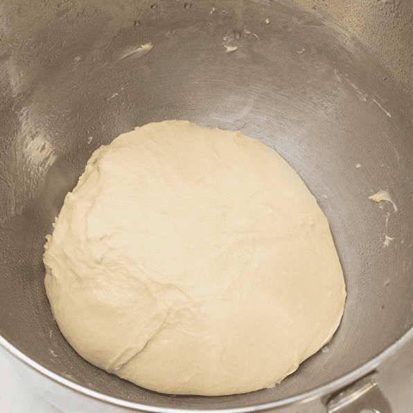Spanish bread dough before its first rise.