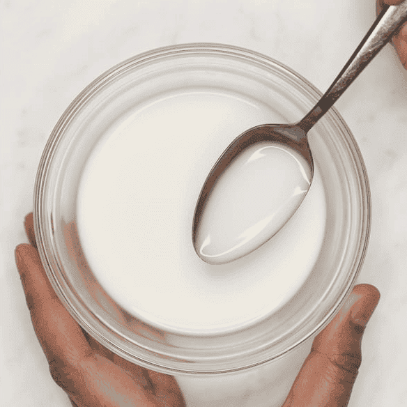 Cornstarch slurry in a small bowl.